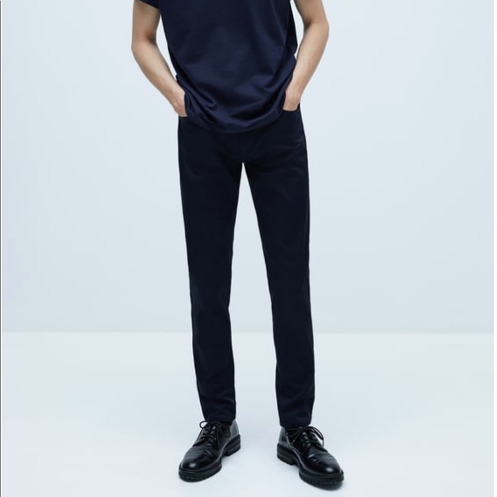 Zara Blue Skinny Pants